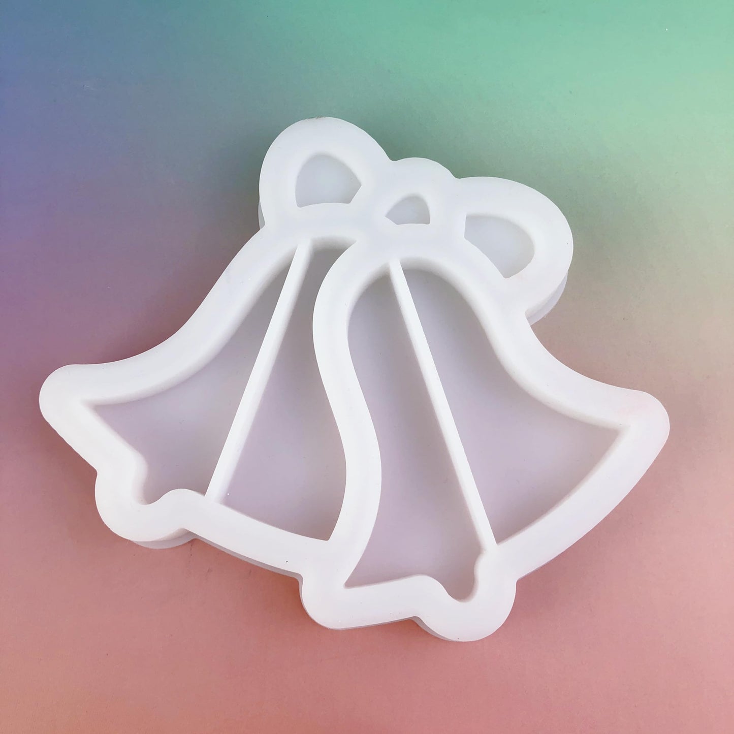 Christmas Bell Tray Resin Silicone molds, Snack Candy Plate, Jewelry Storage Plate Casting Mold, Holiday Furniture Decoration handicrafts Resin molds Silicone Clearance