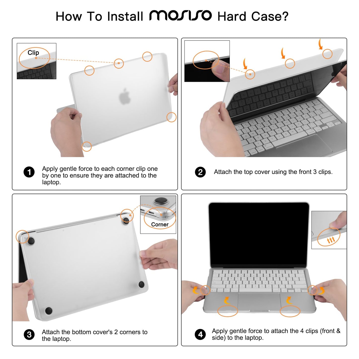 MOSISO Compatible with MacBook Neo Case 13 inch 2026 Release Model A3404, Seamlessly Closes&Fingerprints-Resistant Protective Hard Shell Cover, Great for Work Travel Study Daily Use, Matte Clear