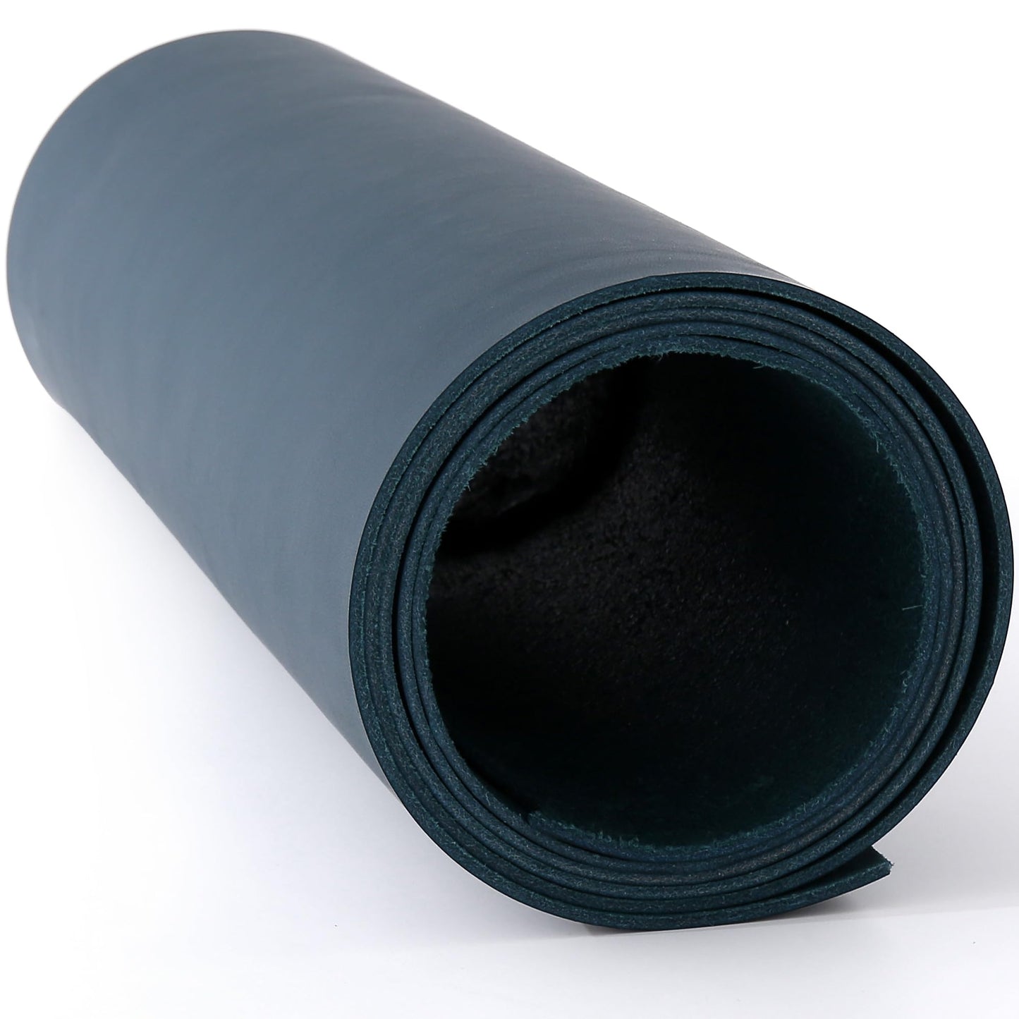 SiiRo SiiRo 17"x70" Vegetable Tanned Leather Sheet, 2.5mm Thick Full Grain Cowhide Leather Roll, Dark Blue Leather for Wallets, Belts, Bags, Straps, DIY Leather Craft
