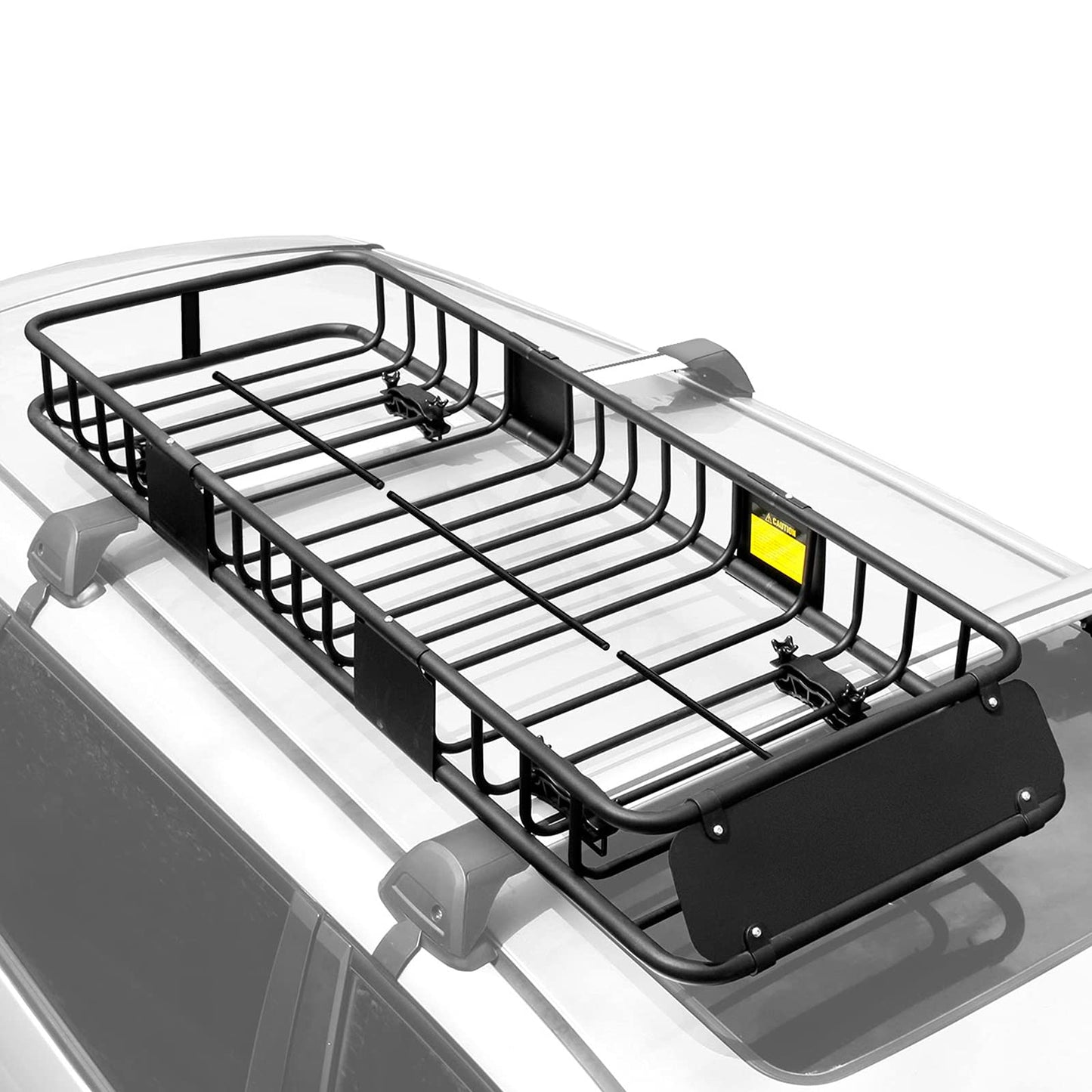 XCAR 64"x22" Car Skinny Roof Rack Cargo Carrier Rooftop Basket Luggage for Traveling Black