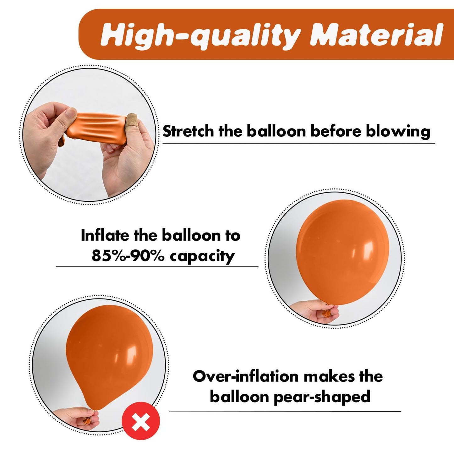 Fall Balloon Arch Kit, 108 Pcs Burnt Orange Balloons Garland Kit with Terracotta Ivory White Apricot Latex Balloon Metallic Gold for Kids Boho Baby Shower Birthday Wedding Celebration Party Decoration
