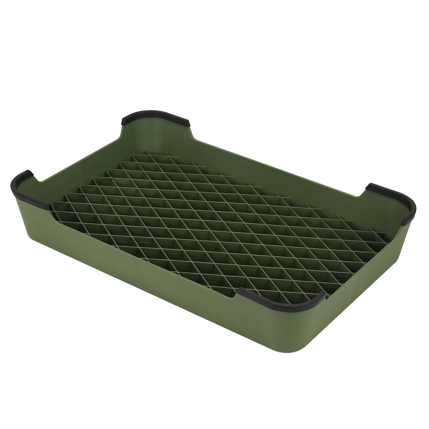 HUNTMARK Dog Training Place Board - Durable Hunting Dog Training Platform - Non-Skid Surface and Nonslip Feet - Stackable, Portable Agility Platform - Modern Puppy Trainer Equipment (Green)