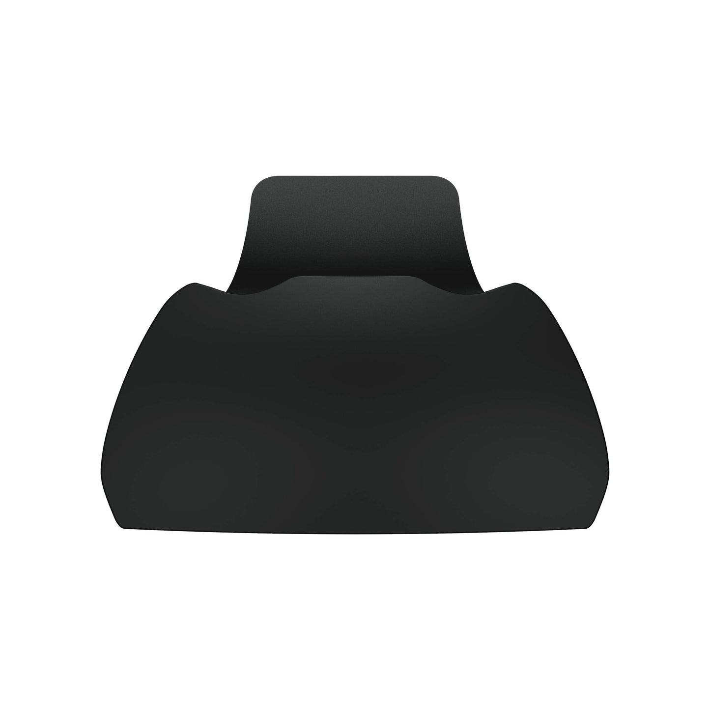 PlayVital Solid Black Controller Display Stand for ps5, Gamepad Accessories Desk Holder for ps5 Controller with Rubber Pads