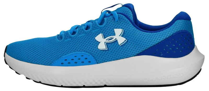 Under Armour Men's Charged Surge 4, (428) Electric Blue/Royal/White, 10, US