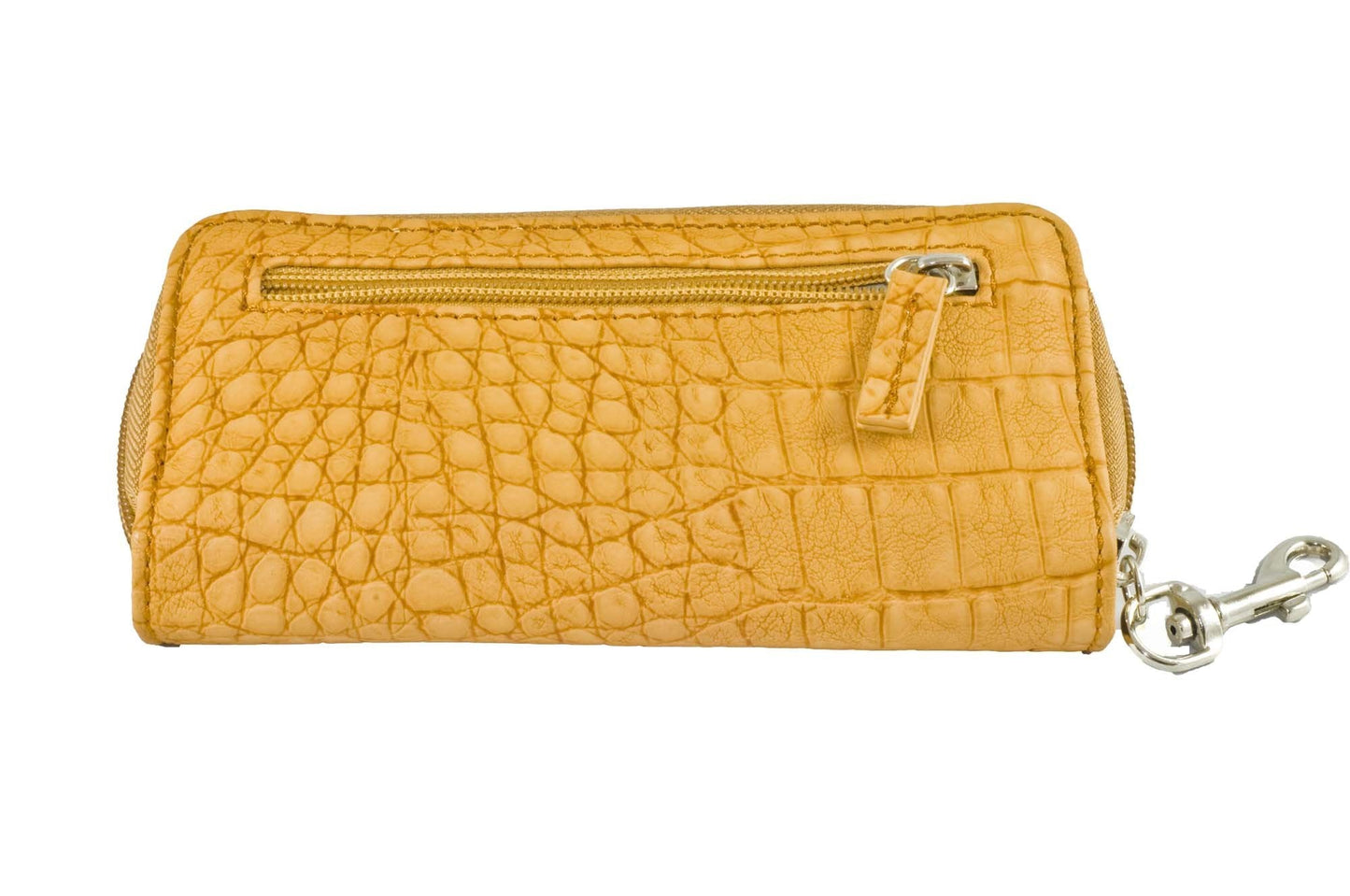 Valentia Cigars Case (holds 4 Cigars), Synthetic Cognac Exotic Croc Leather