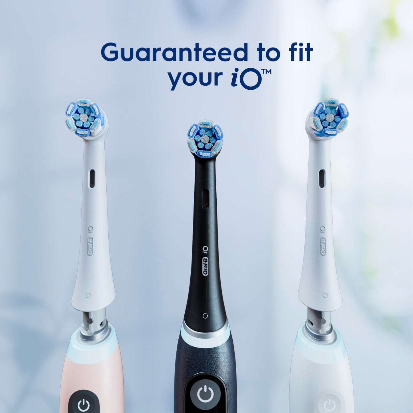 Oral-B iO Series Ultimate Clean Electric Toothbrush Replacement Brush Heads for an Oral-B Electric Toothbrush, 2 count, White