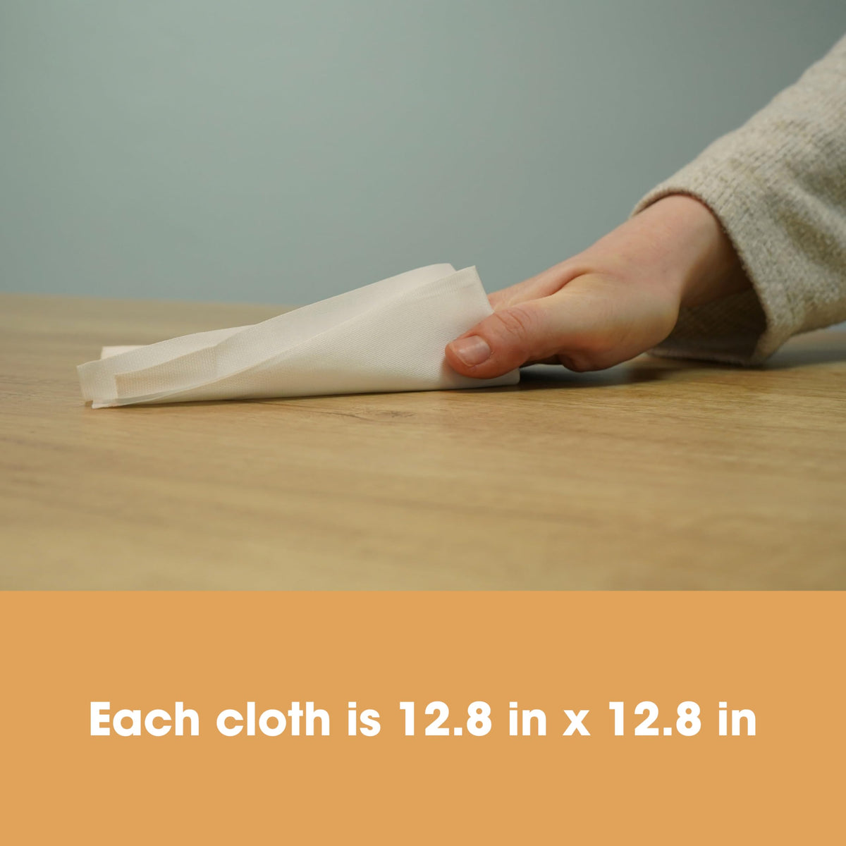 Furniture Clinic Lint Free Cotton Cloths | Eco-Friendly and Reusable Multi-Purpose Application Rags | for Furniture, Home, Office, Oiling and Waxing | Hypoallergenic | Quick-Drying | 3 Pack