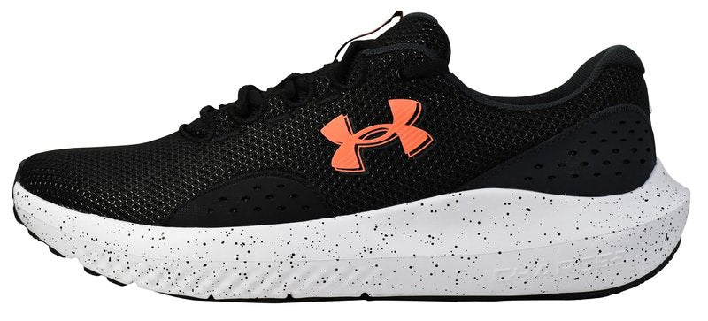 Under Armour Men's Charged Surge 4, (004) Black/Anthracite/Ares Red, 12, US