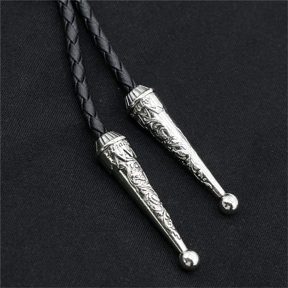 Himongoo Bolo Tie for Men & Women – Orange Coral Stone Western Necklace, Adjustable Cowboy Wedding Jewelry