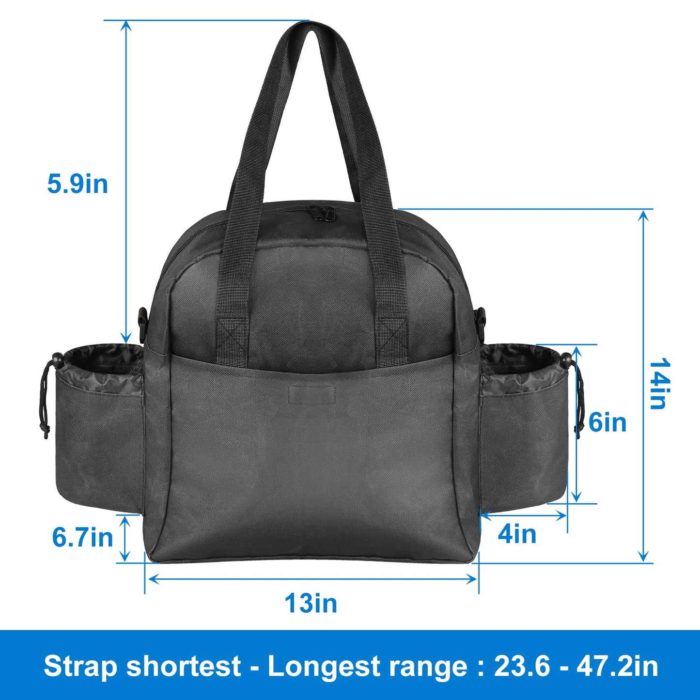 Folding Stove Carry Case for Coleman Camping Stove, Fits for Coleman 1 & 2-Burner Fold N Go Grill/Stoves and Other Folding Camp Stove, Camp Accessories, Heavy Duty Oxford Fabric with Shoulder Strap