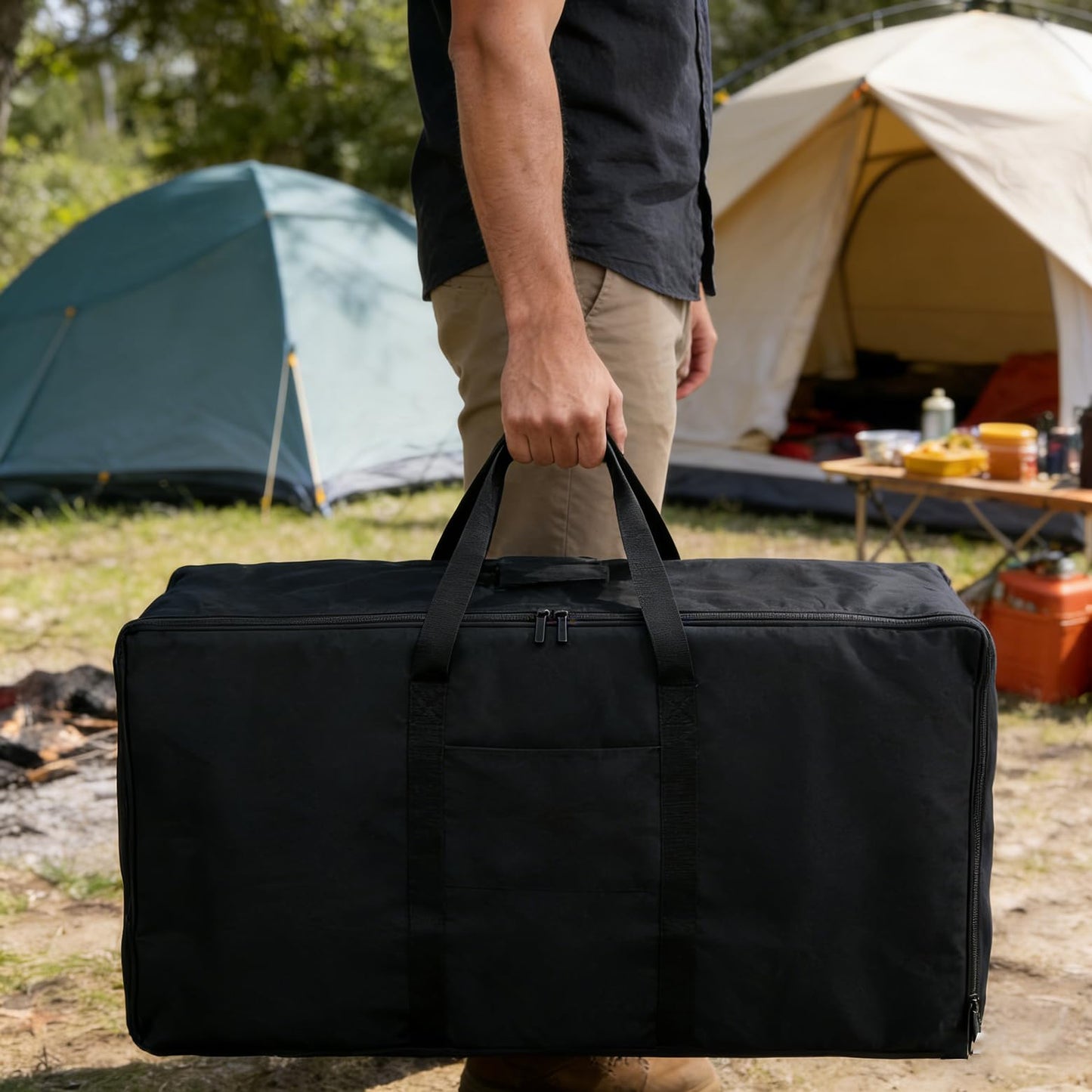 ProHome Direct Heavy Duty Stove Carry Bag for Camp Chef Two Burner Cookers,Black