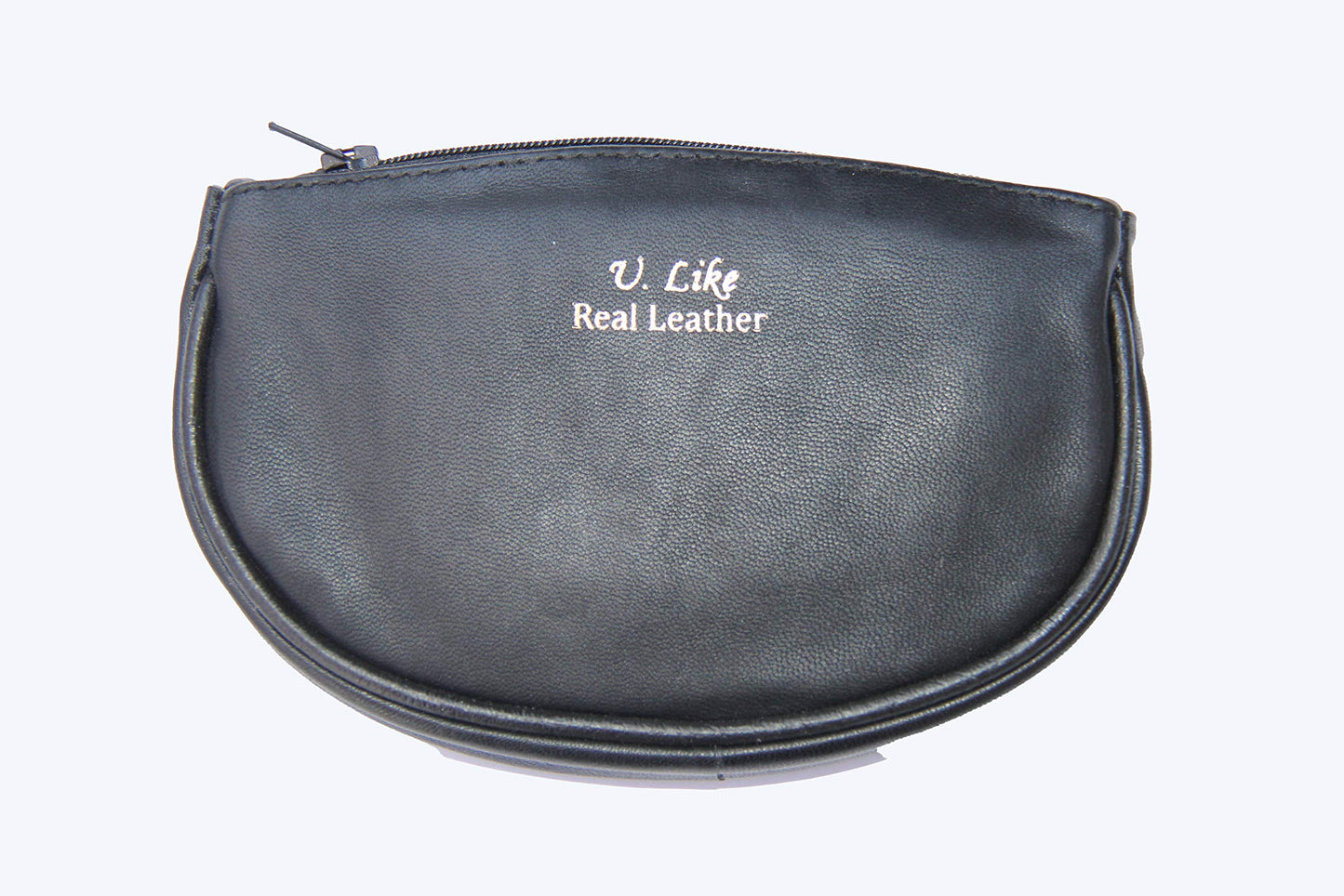 Real Soft Leather Tobacco Zip Pouch/Case/Bag - Tabaco Smoking Accessories