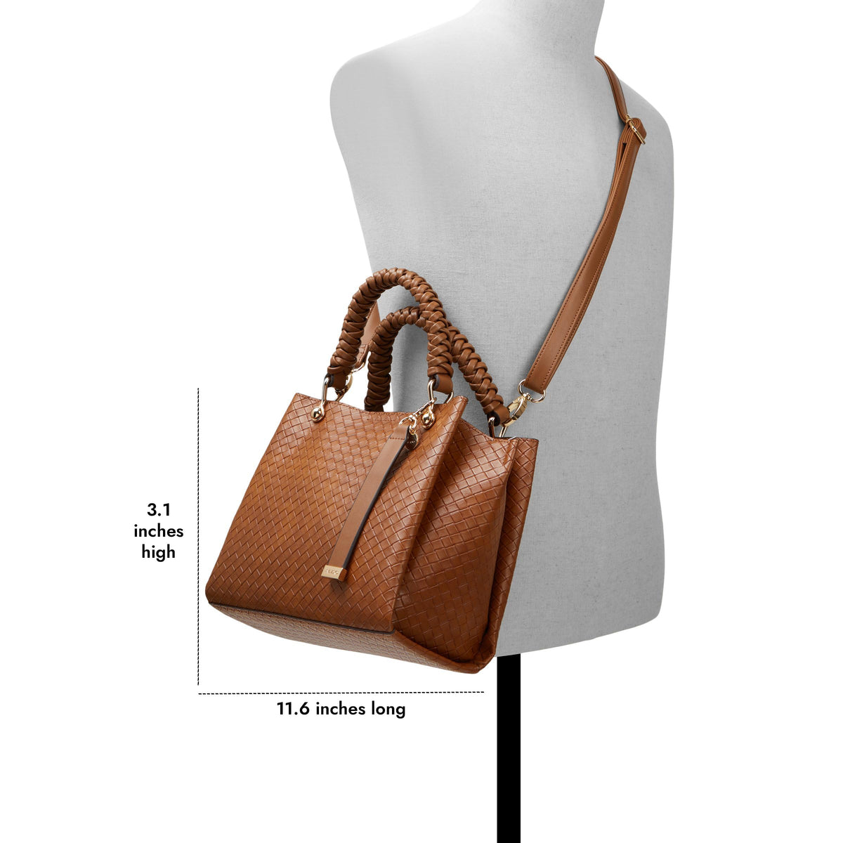 ALDO Women's Gloadithh Tote Bag, Cognac