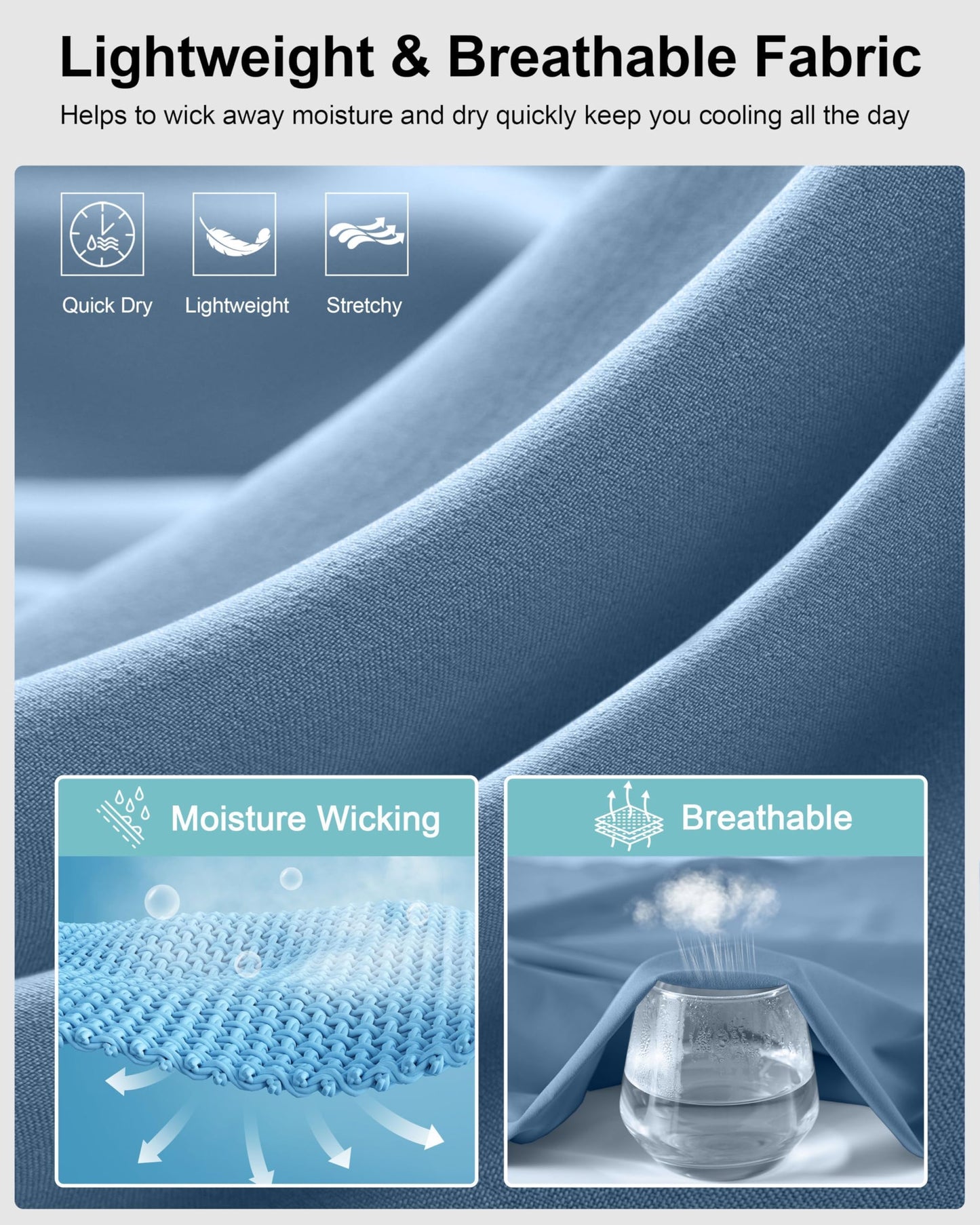 G Gradual Men's Athletic Running Shorts with Zipper Pockets Quick Dry 7"/ 5"/ 9" Workout Gym Shorts for Basketball Hiking(Federalblue,5M)