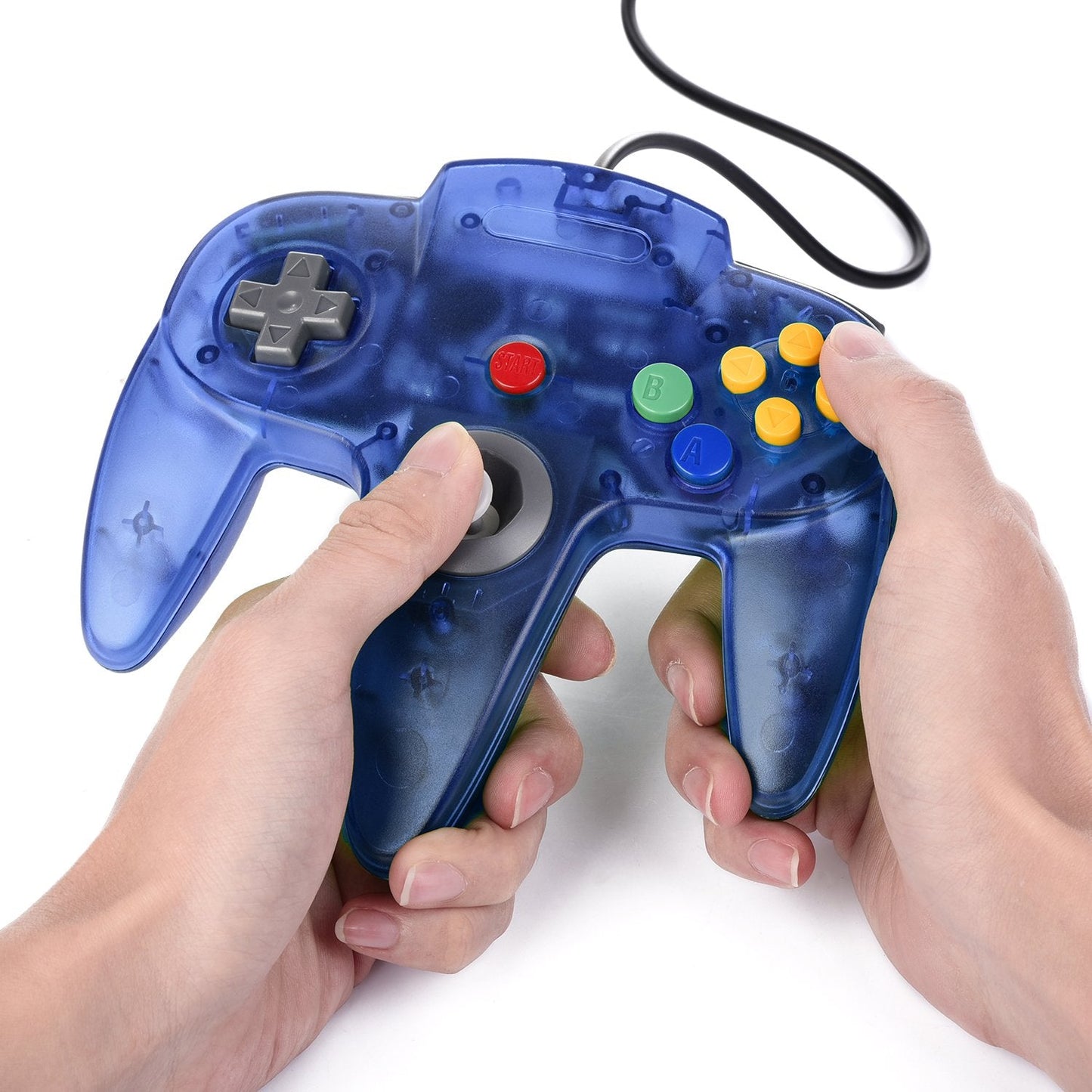 miadore 2 Packs USB Retro Controllers for N64 Gaming, PC Classic N64 Game Pad Joypad for Windows PC MAC Raspberry Pi