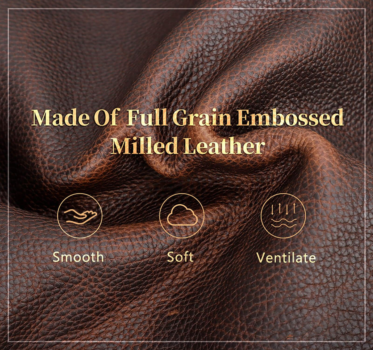 Hiram Handcrafted Pipe Tobacco Pouch, Full Grain Embossed Leather Smoking Pipe Storage Organizer Portable Accessories Tobacco Pouch and Lighter