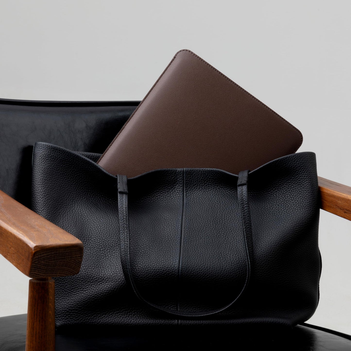 Comfyable Laptop Sleeve 15 Inch Precisely Compatible with MacBook Air 15" M5 M4 M3 M2 2026, Faux Leather Cover Case, Coffee