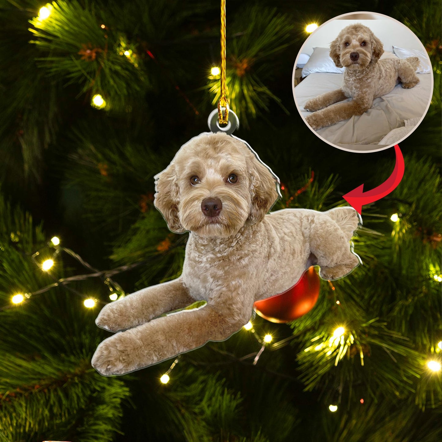 Personalized Christmas Ornaments 2026 – Custom Photo Ornament, Xmas Picture Keepsake, Ornament pic, Ornaments with Pictures, Hallmark Christmas Tree Decorations