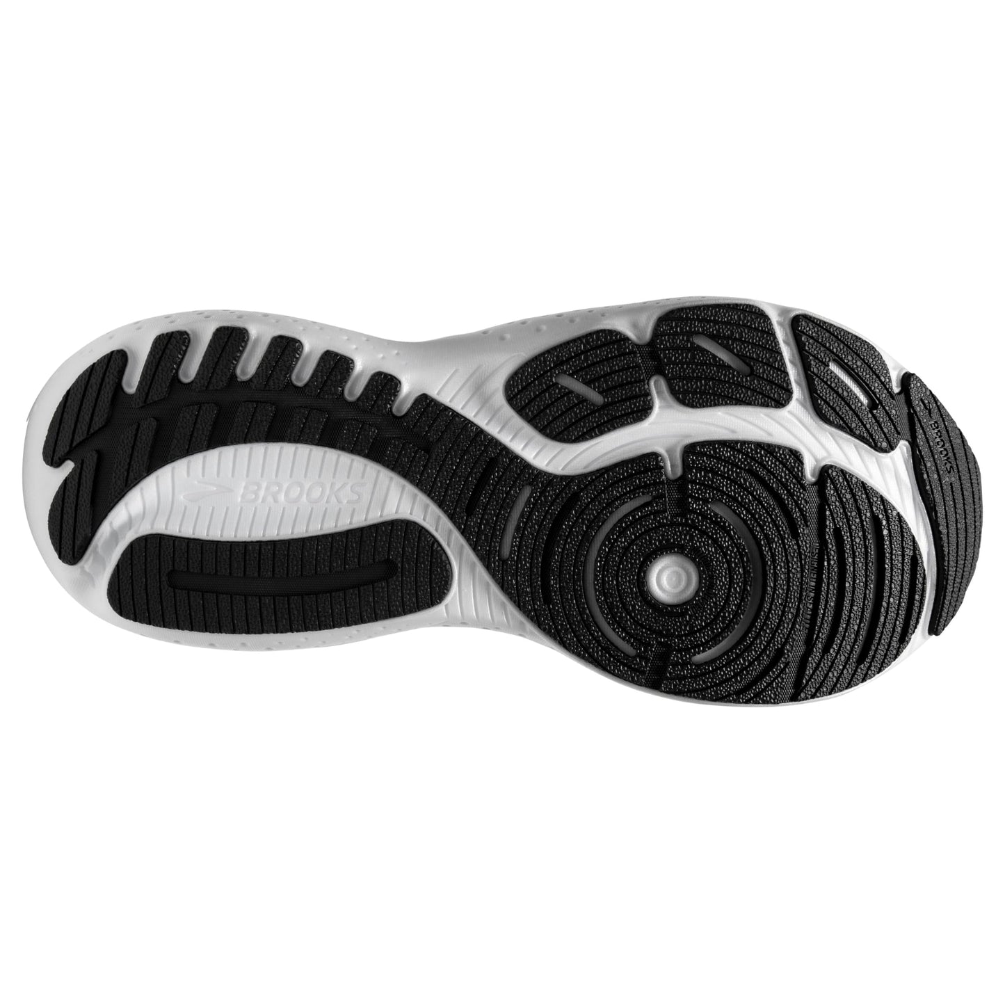 Brooks Women’s Glycerin GTS 21 Supportive Running Shoe - Black/Grey/White - 10 Wide