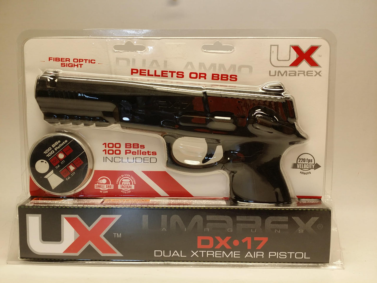 Umarex DX17 .177 Caliber BB Gun Air Pistol - Includes 200 Steel BBs