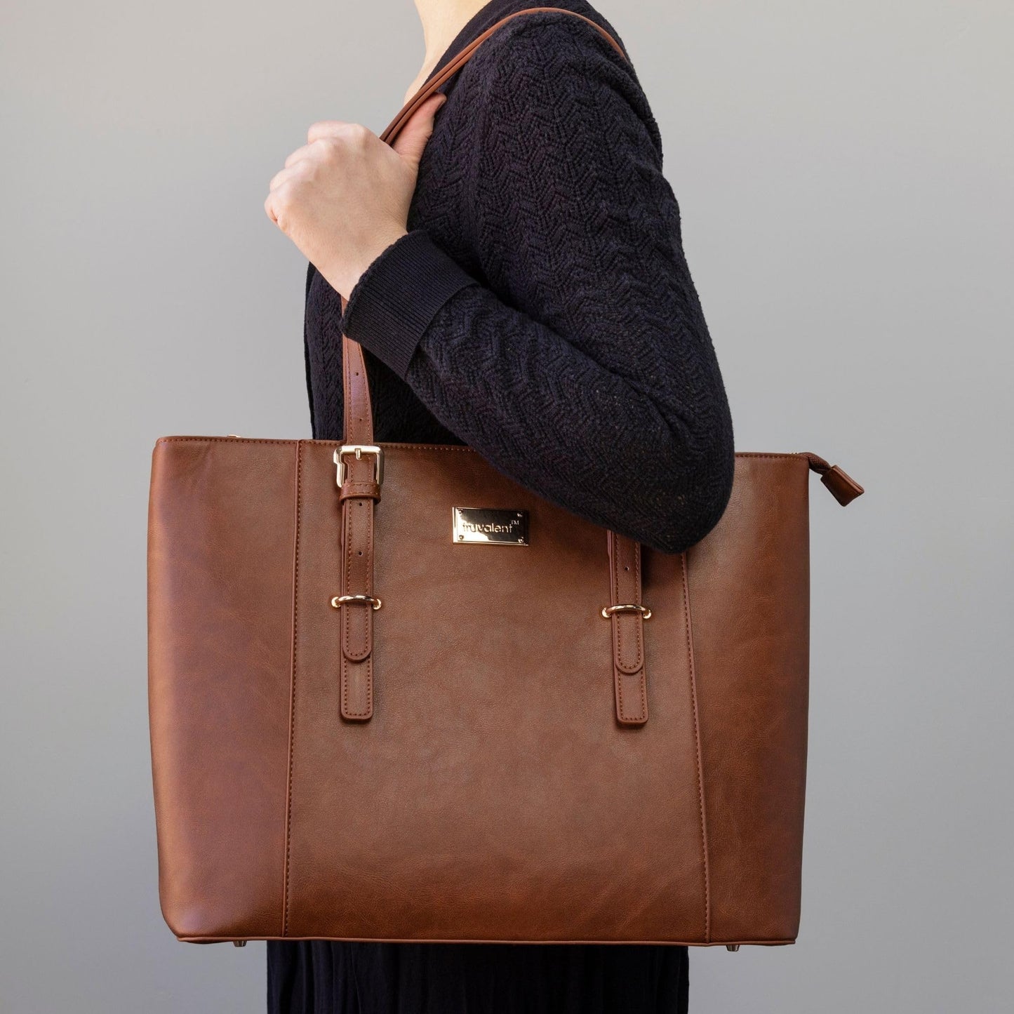 LDS Temple Bag for Women – Premium Travel Tote to Carry Your Temple Attire – Stylish Clothing Organizer With Pockets for Shoes, Garments, and Worship Essentials (Brown)