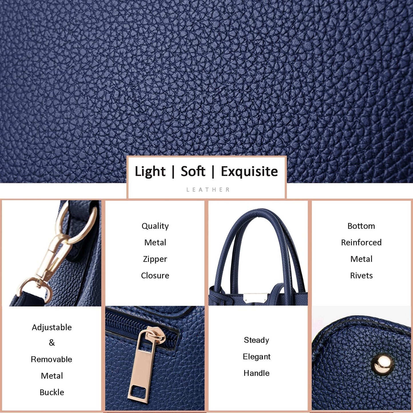 CHICAROUSAL Purses and Handbags for Women Leather Crossbody Bags Women's Tote Shoulder Bag…