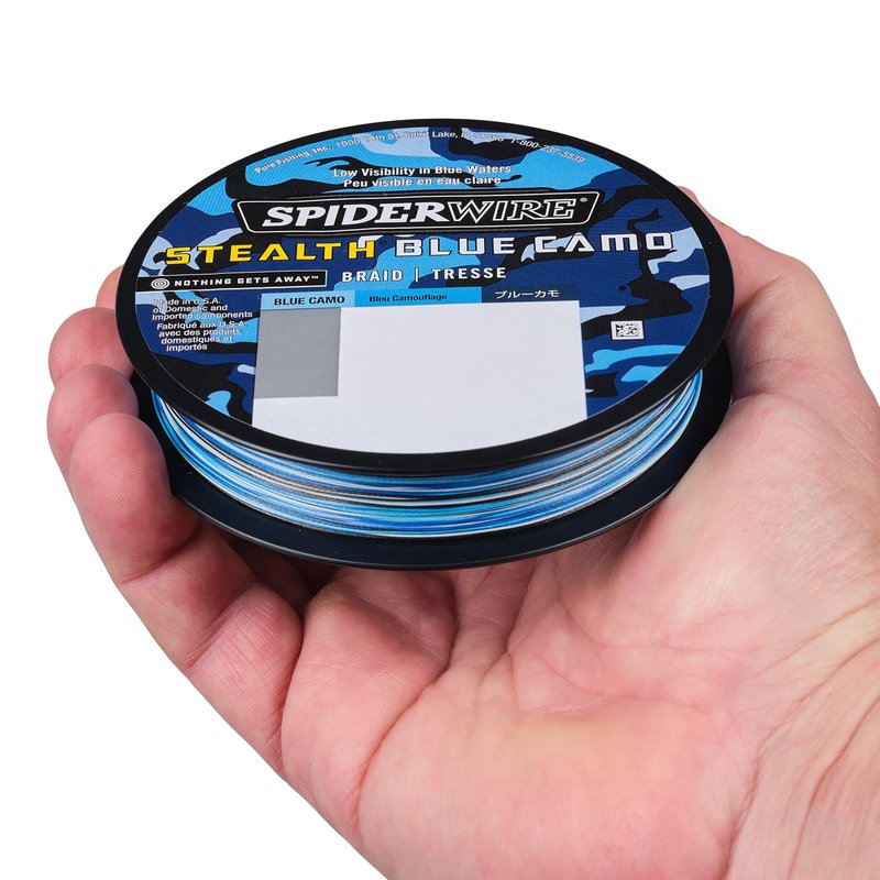 SpiderWire Stealth Superline Fishing Line, Pink Camo, 65/17 Pound Test-125 Yard