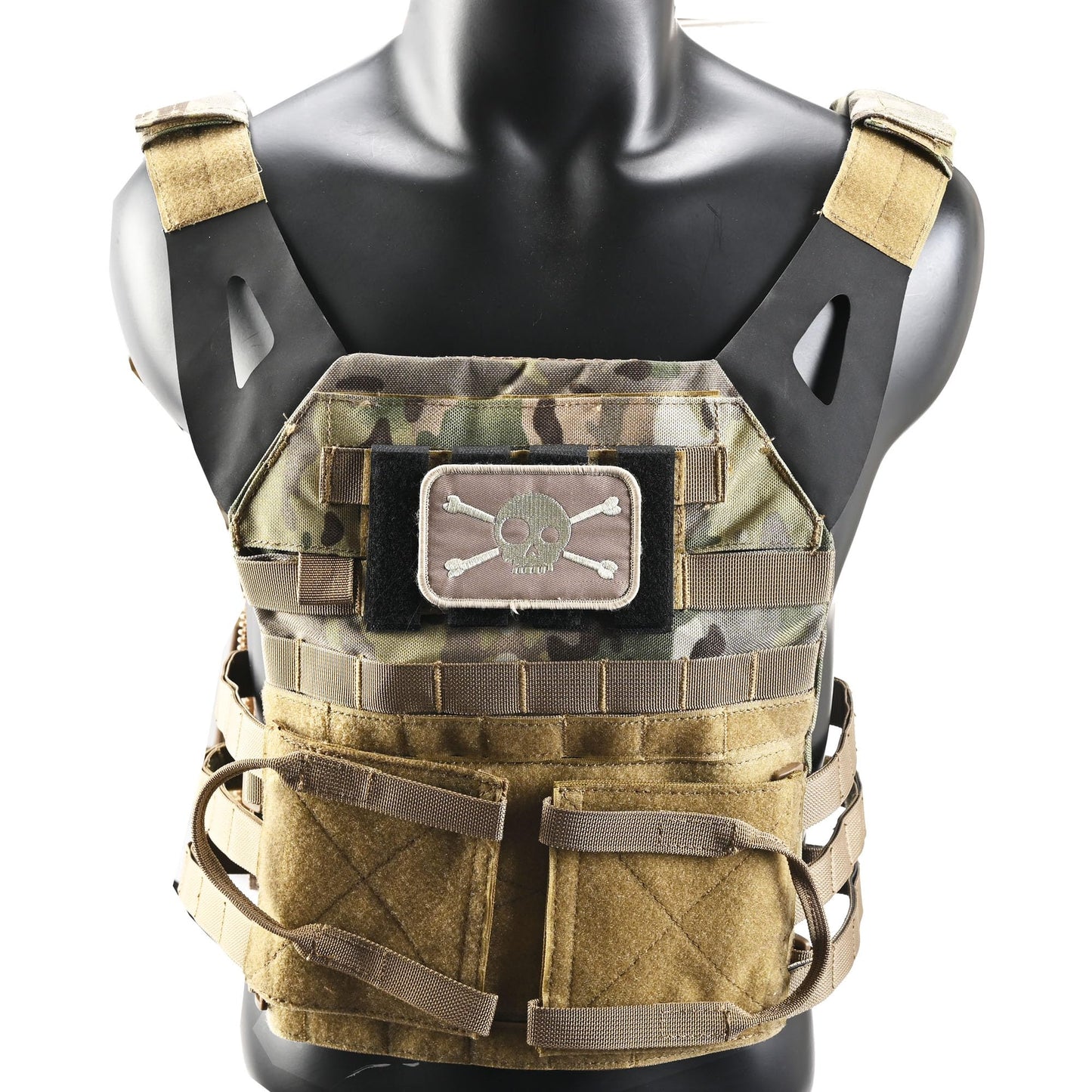 Molle Patch Panel Straps,Molle Straps Attaching Tactical DIY Patch,Molle Hook and Loop Panel Straps 3″×1″for 3-inch High Patch(4 Pack)