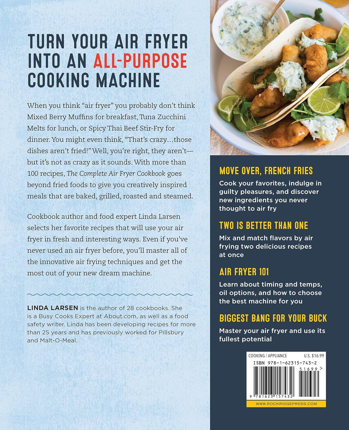 The Complete Air Fryer Cookbook: Amazingly Easy Recipes to Fry, Bake, Grill, and Roast with Your Air Fryer