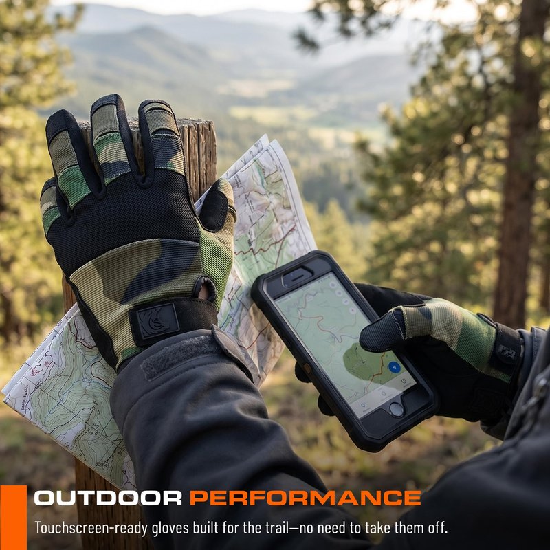PIG FDT Alpha Full Dexterity Gloves for Shooting Sports, Touchscreen Compatible, Breathable, 1 Pair, Black, X-Large