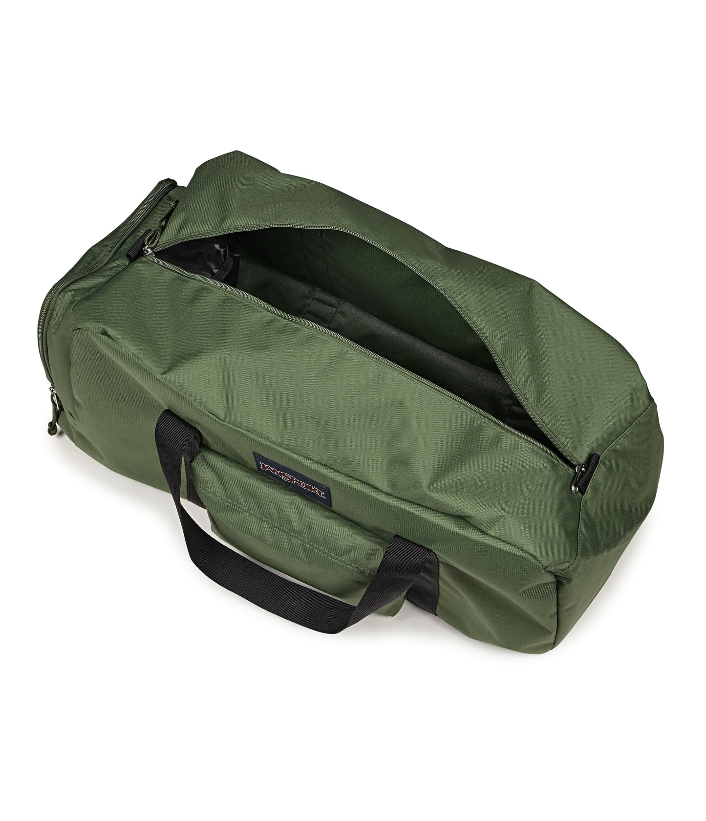 JanSport Weekender Large Duffel - Travel or Gym Bag, Durable Weekender with Front Utility Pocket & Side Grab Handles - Cargo Green