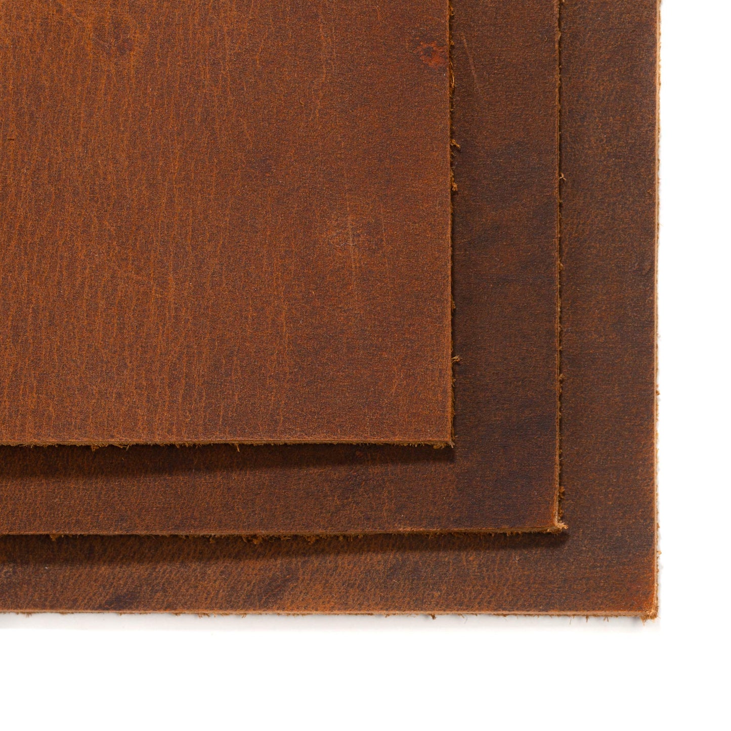Wanderings Leather Sheets for Crafts – 3 Sheets (12" x 12") + Leather Cord (36") - Genuine Full Grain Buffalo Leather Squares - Great for Jewelry, Leather Wallets, Leatherworking Arts and Crafts