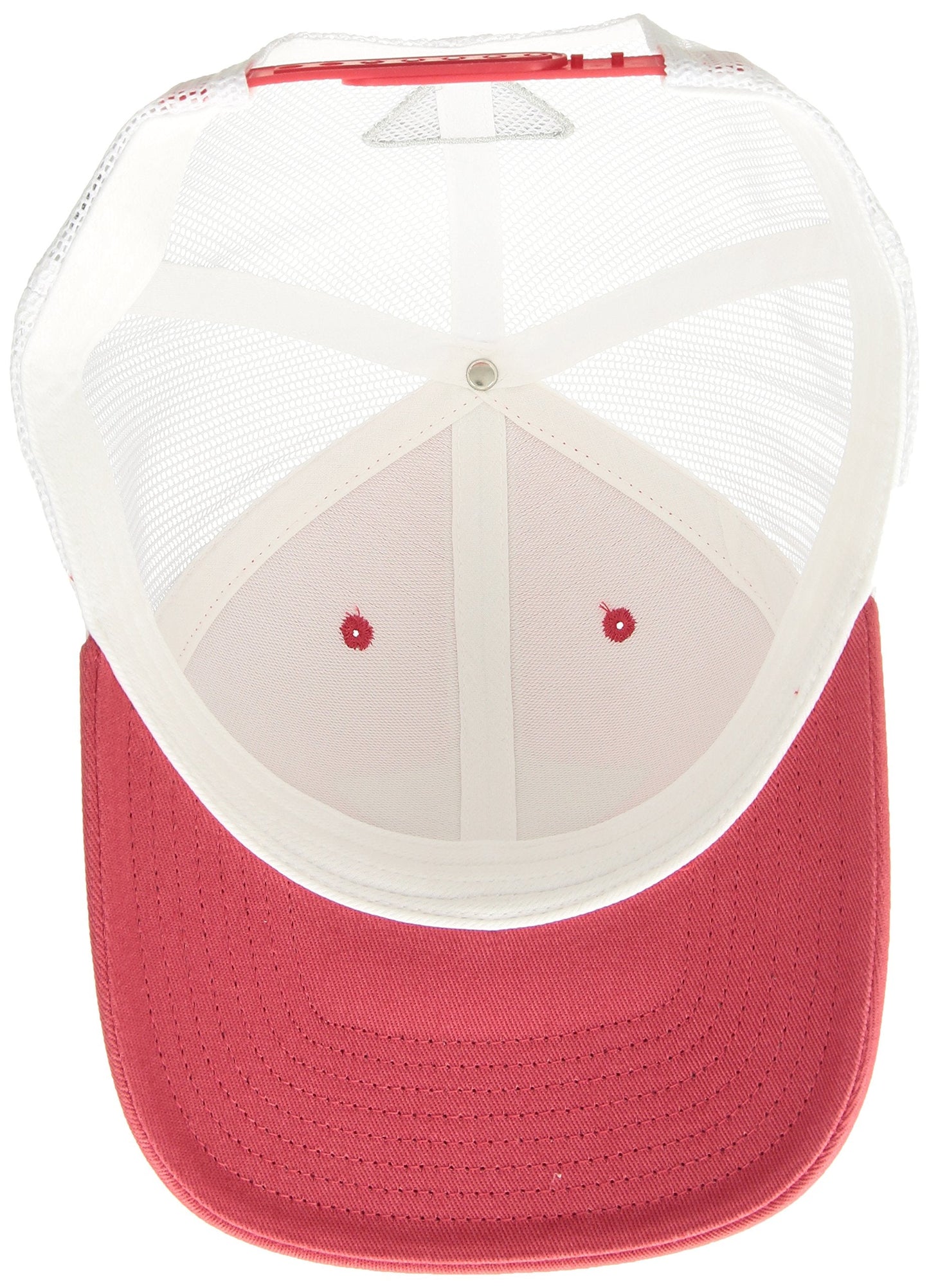 Columbia PFG Mesh Snap Back Ball Cap, Sunset Red/Diamond Patch, One Size