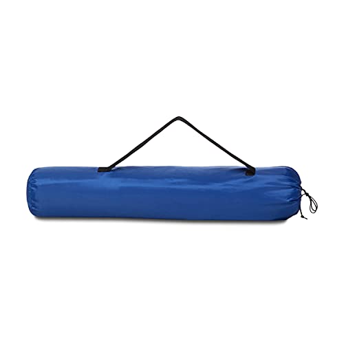 Amazon Basics Camping Chair, Large, Mesh Back, Blue