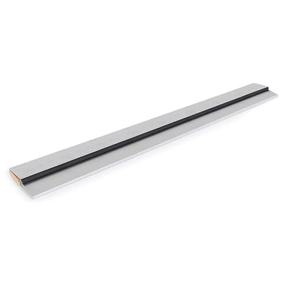 Door Threshold for Exterior Door - Outswing Exterior Door Threshold Seal, Fixed Bumper Sill with Q-Lon Seal, Oak with Aluminum Top - 36 inches (Aluminum, 36")
