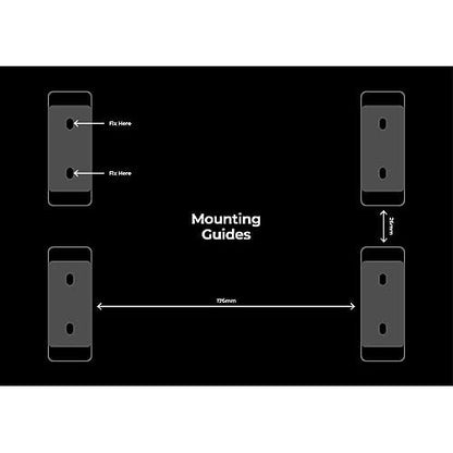 StealthMounts Packout Feet - 8 Pack Mounting Feet for Milwaukee Packout System | Milwaukee Packout Mounting Feet | Milwaukee Packout Mounts | Packout Adapter | Milwaukee Packout Feet | Made in UK