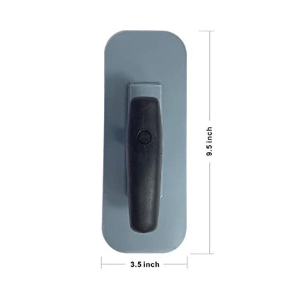 Hanroy Plastic Trowel with Black Comfortable Grip Handle, Includes 3.5" x 9.5'' Finishing Trowels, Lightweight Mounting, Round End, Suitable for Scrape,Plastering and Paint Walls(D1147)