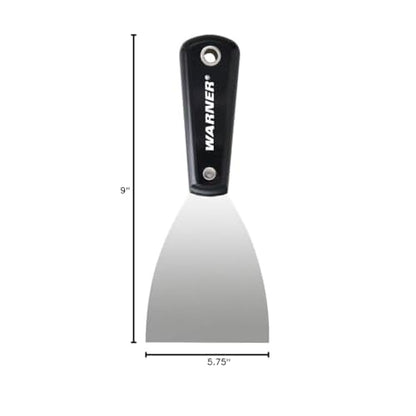 Warner 3" Carbon Steel Flex Putty Knife, Painter's Series, 10322
