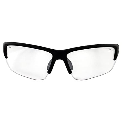 Global Vision Hercules 7 Auto-Darkening Photochromic Safety Sunglasses Clear to Smoke Lens ANSI Z87.1 Transitional Glasses