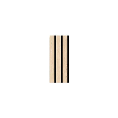 IZODEKOR 3D Wood Wall Panels - Wood Paneling for Living Room, Kitchen, Bathroom & More, Decorative Sound Proof Acoustic Wood Panels, Easy Application, Refreshing Oak - 5x12 inches