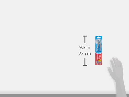 Colgate 360 Vibrate Charcoal Battery Operated Toothbrush Pack, Soft with 1 AAA Battery Included, Black, 2 Count