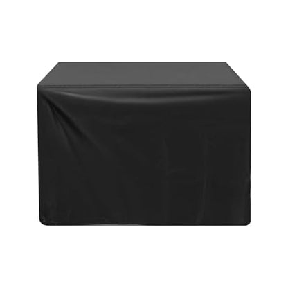 QWORK Universal Planer Dust Cover, Table Saw & Miter Saw Protection, 28.3" x 24.4" x 19.6", Black, Fits Most Planers & Bench Drill Press