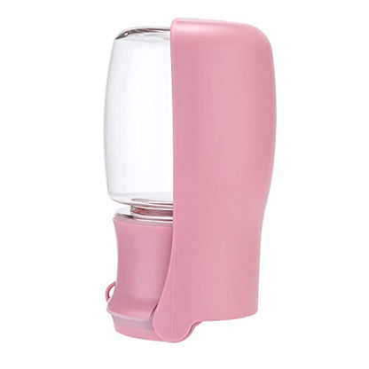 Foldable Portable Dog Water Bottle - Pet Water Dispenser for Outdoor Walking, Hiking, and Travel - 12 OZ Capacity