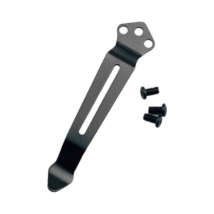 1x Black Deep Carry Pocket Knife Clip Replacement Tools Accessories + 3 Pocket Knife Screws Portable for Benchmade 535