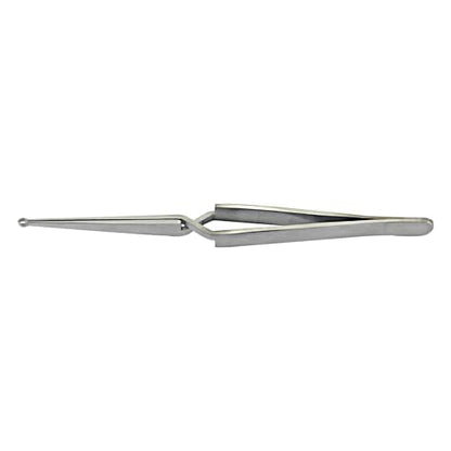 Lock Pinning Cross Locking Tweezers for Locksmith Pinning & Rekeying Kit Round Open Slot Stainless Steel Holding Tweezer Self Locking Closing Locksmith Tools Lock Pin Tumbler Tweezers
