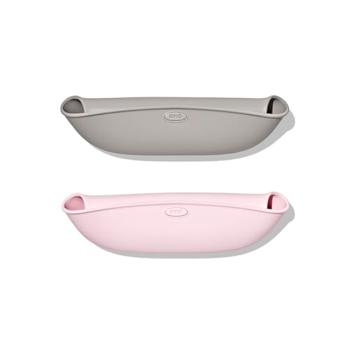 OXO Tot Roll-Up Bib - 2 Pack - Drizzle and Blossom