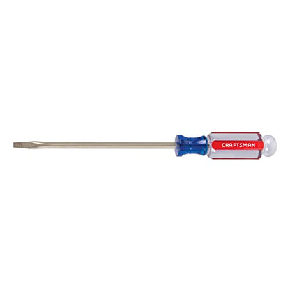 CRAFTSMAN 3/16-in. x 6-in. Flat Head Slotted Acetate Screwdriver
