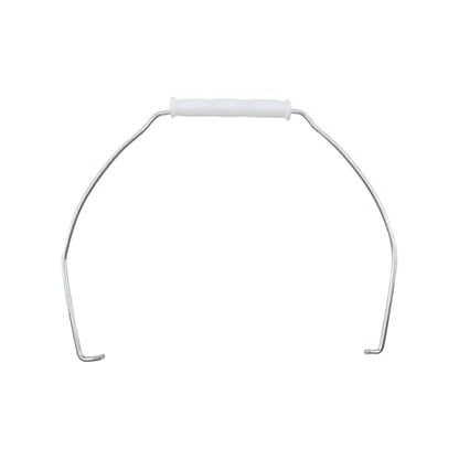 6 PCS Gallon Handle Replacement,Ergonomic Iron Replacement Bucket Handles with Plastic Grip for Household Garden Water Bucket