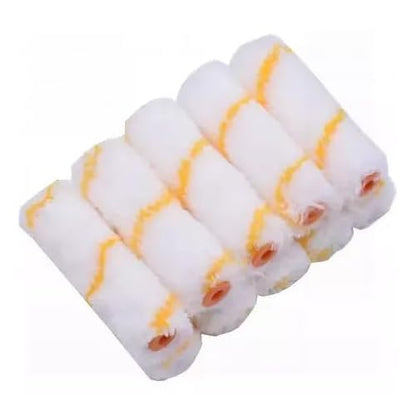 Edward Tools 4¡± Paint Roller Covers Refills Pack of 10 - Polyester and Acrylic for Smooth and Semi Smooth Surfaces - Paint Roller Cover Replacements with 1/2¡± Naps - for All Paints and Stains