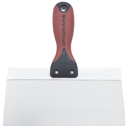 MARSHALLTOWN DuraSoft II Taping Knife, 8 Inch Stainless Steel Blade, For Drywall Finishing, 4508SD